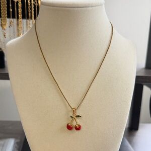 Cherry Pendant Necklace